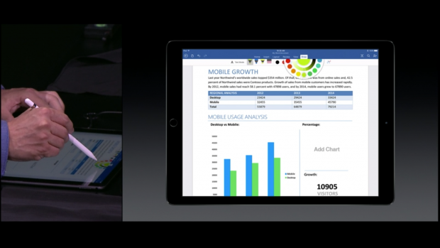 Apple-Präsentation zum iPad Pro (Bild: Apple/Screenshot: Golem.de)